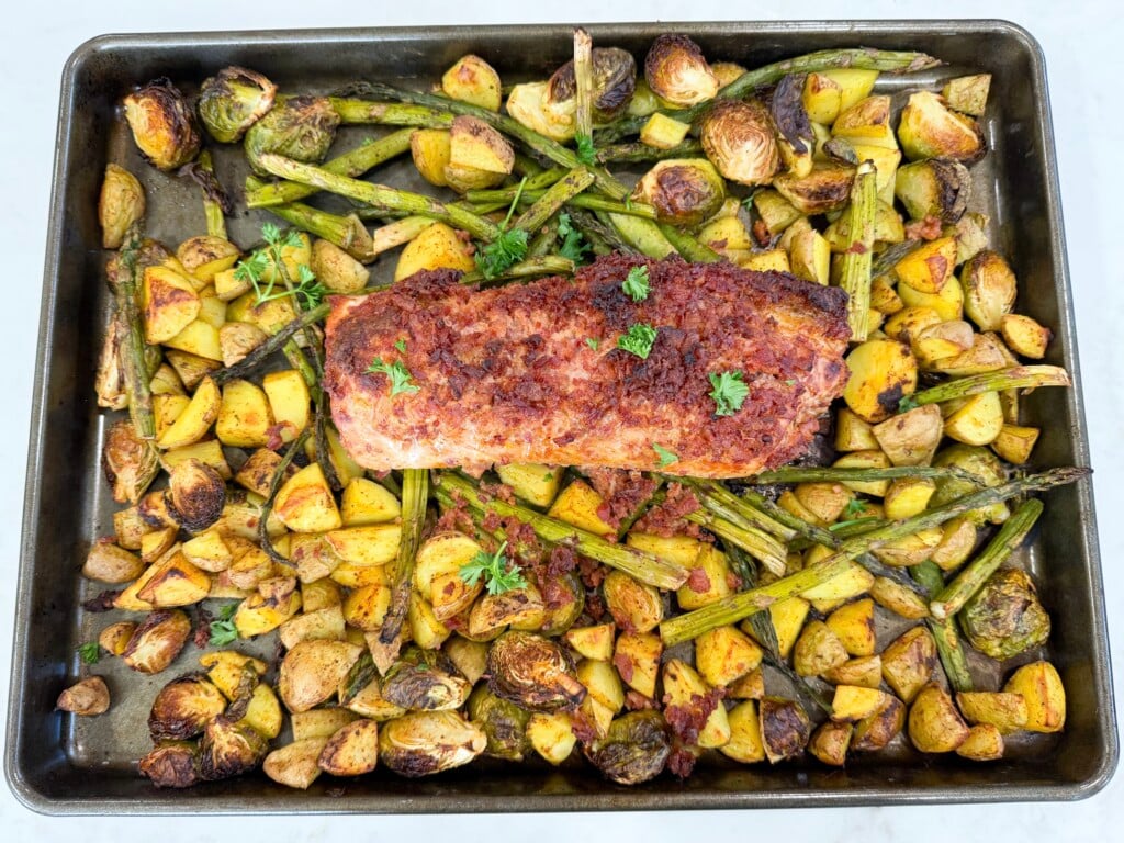 baked sheet pan pork tenderloin