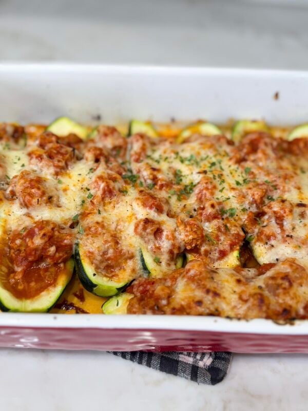 baked turkey zucchini boats