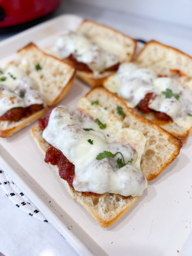 baked slow cooker meatball sub