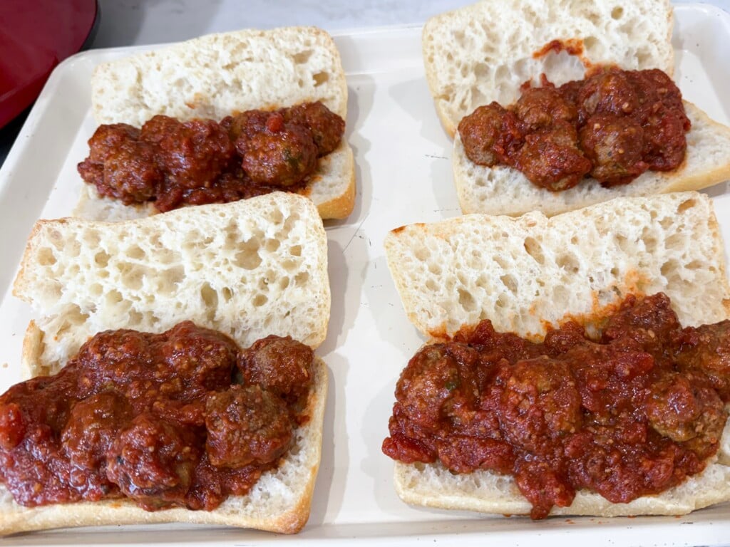 build meatball subs