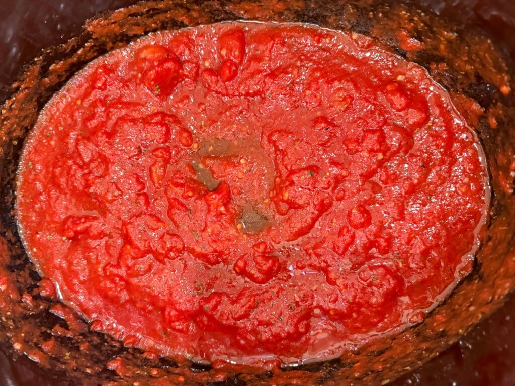 homemade marinara sauce