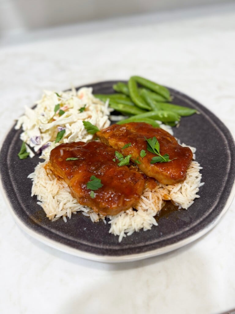 easy BBQ pork chop