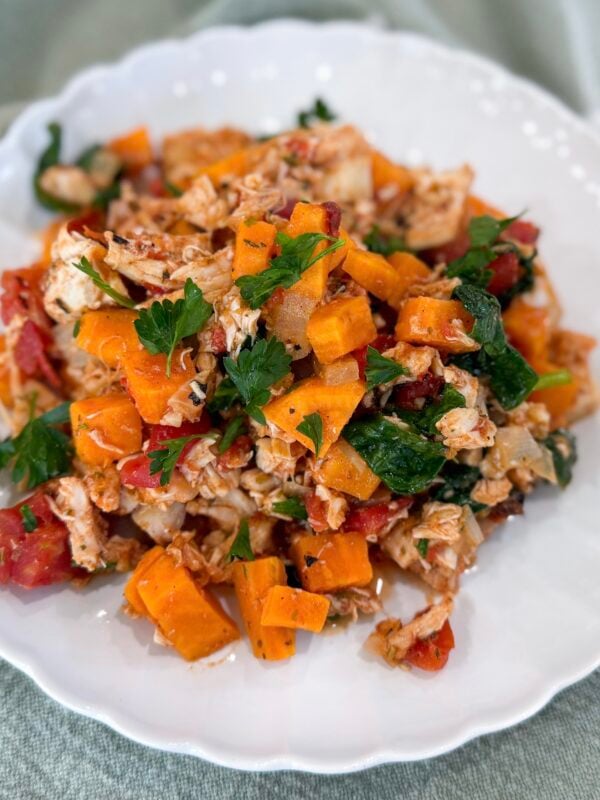easy chicken and sweet potato dinner