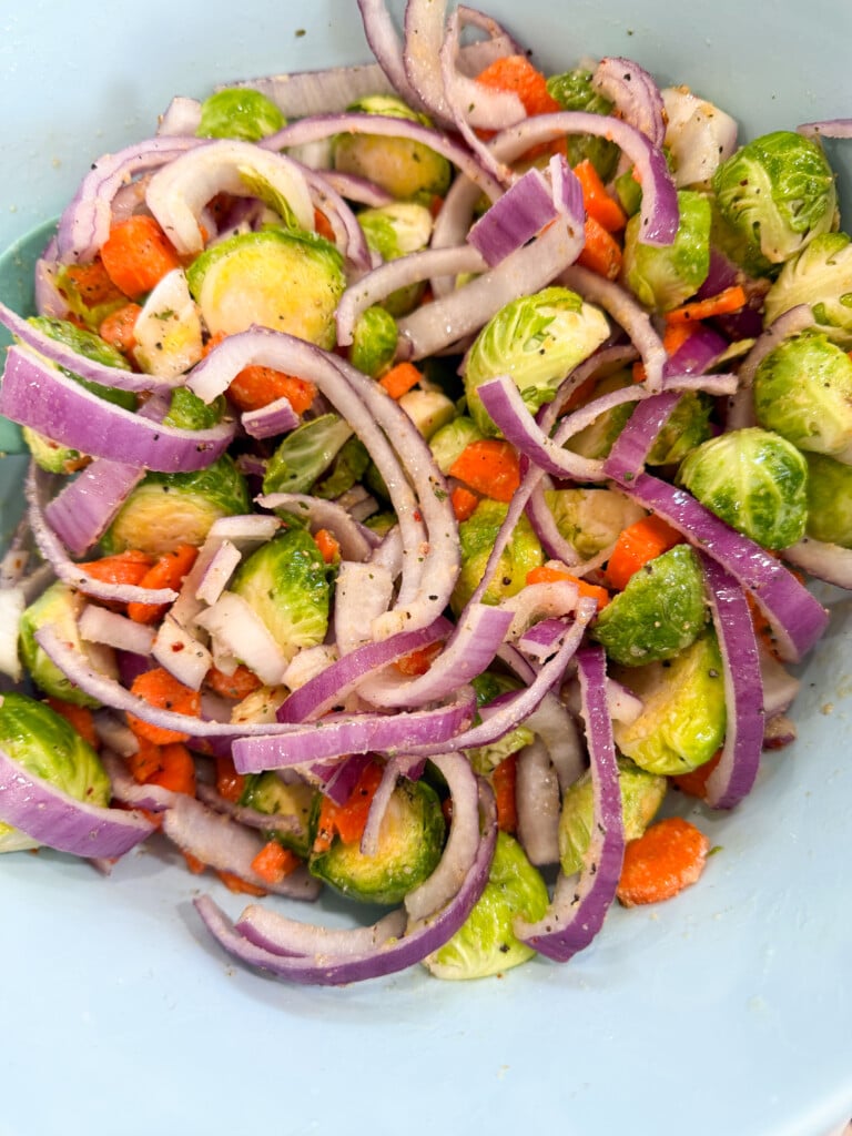 prepared veggies