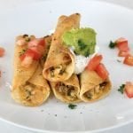 cheesy chicken taquitos