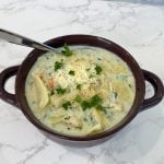 one pot white chicken lasagna soup