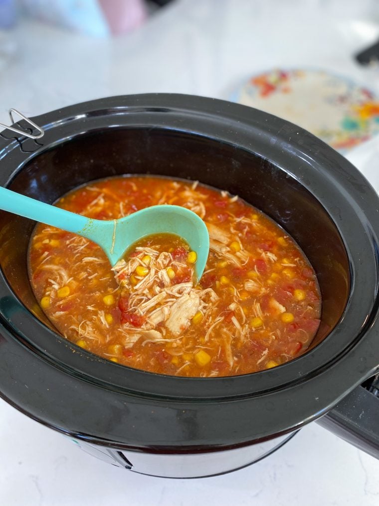 Slow Cooker Chicken Tortilla Soup - Julia Pacheco
