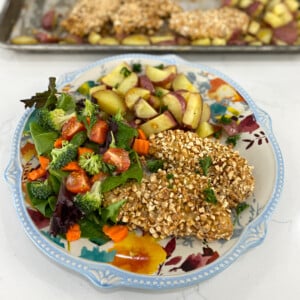 pretzel crusted chicken