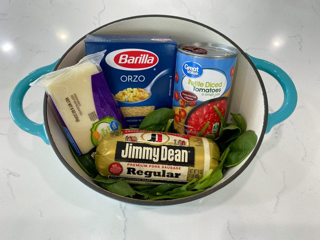 sausage orzo soup