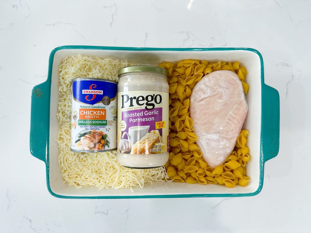 chicken alfredo bake