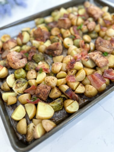 sheet pan balsamic chicken