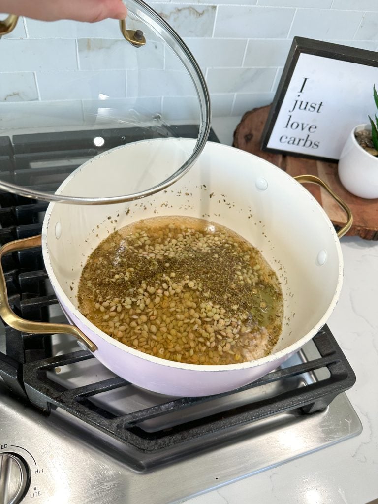 lentil spaghetti