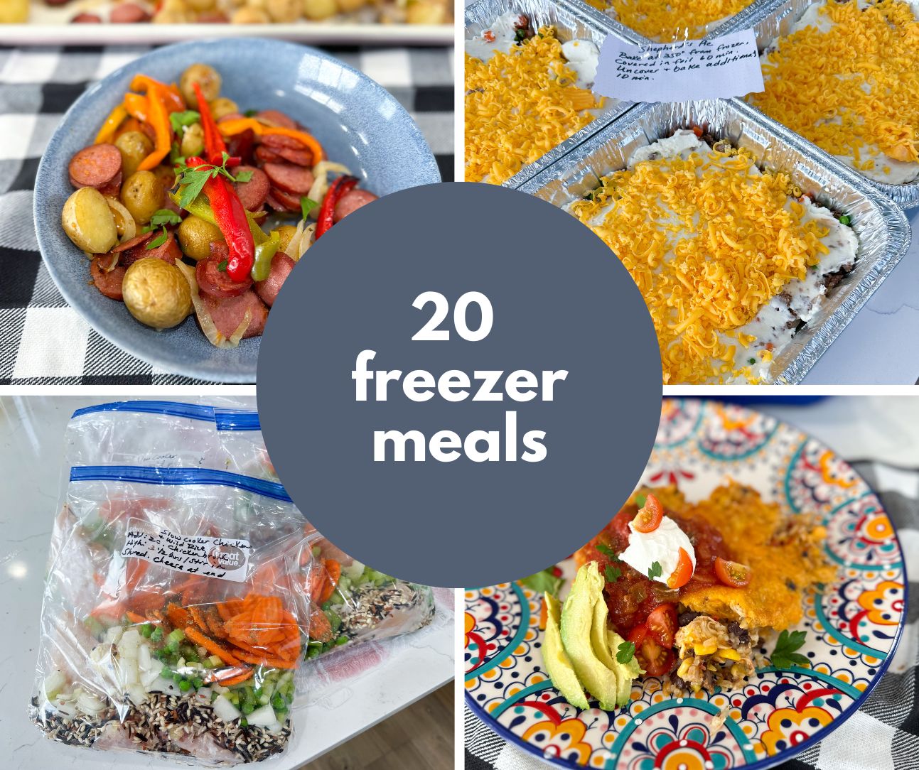 20 Cheap Freezer Meals - Julia Pacheco