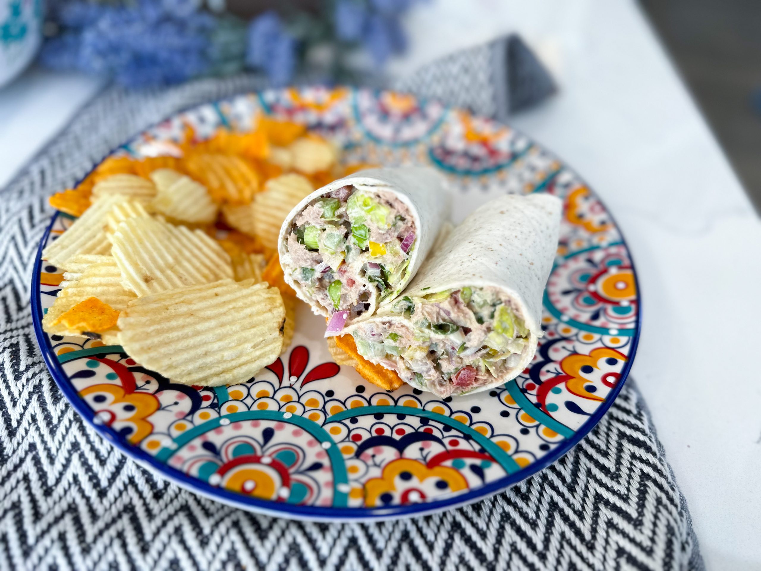 Tuna Vegetable Wraps Julia Pacheco