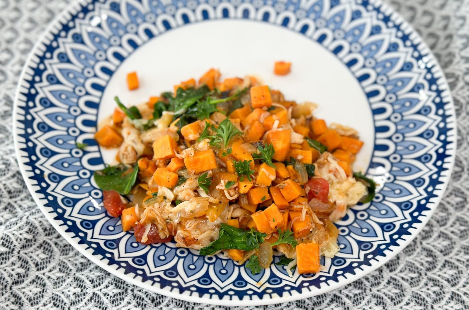 Sweet Potato and Chicken Dinner - Julia Pacheco