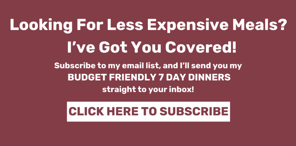 budget friendly meal plan