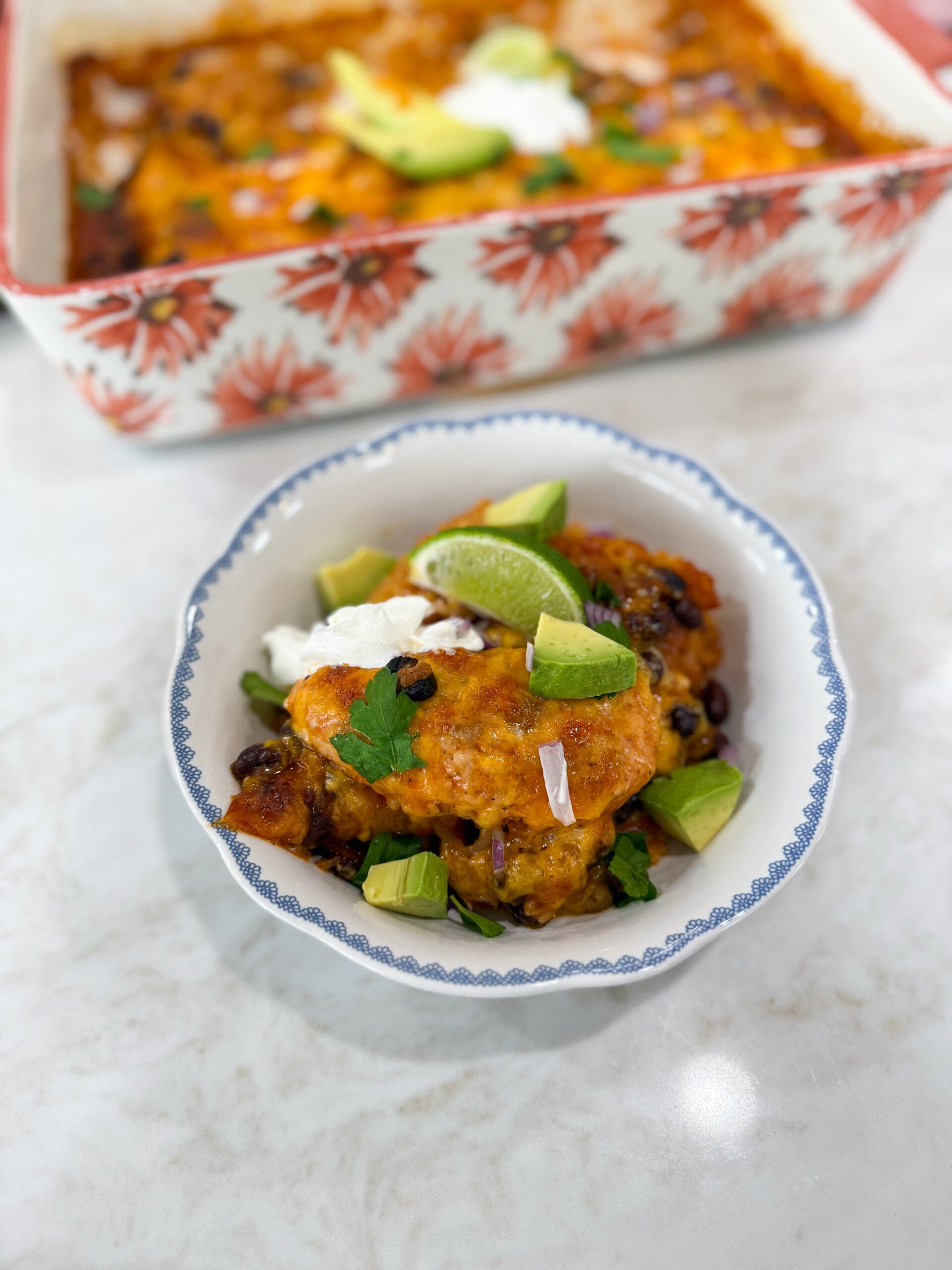 baked chicken black bean and rice casserole