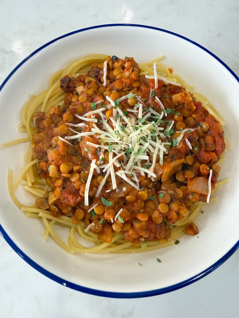 easy Lentil Bolognese