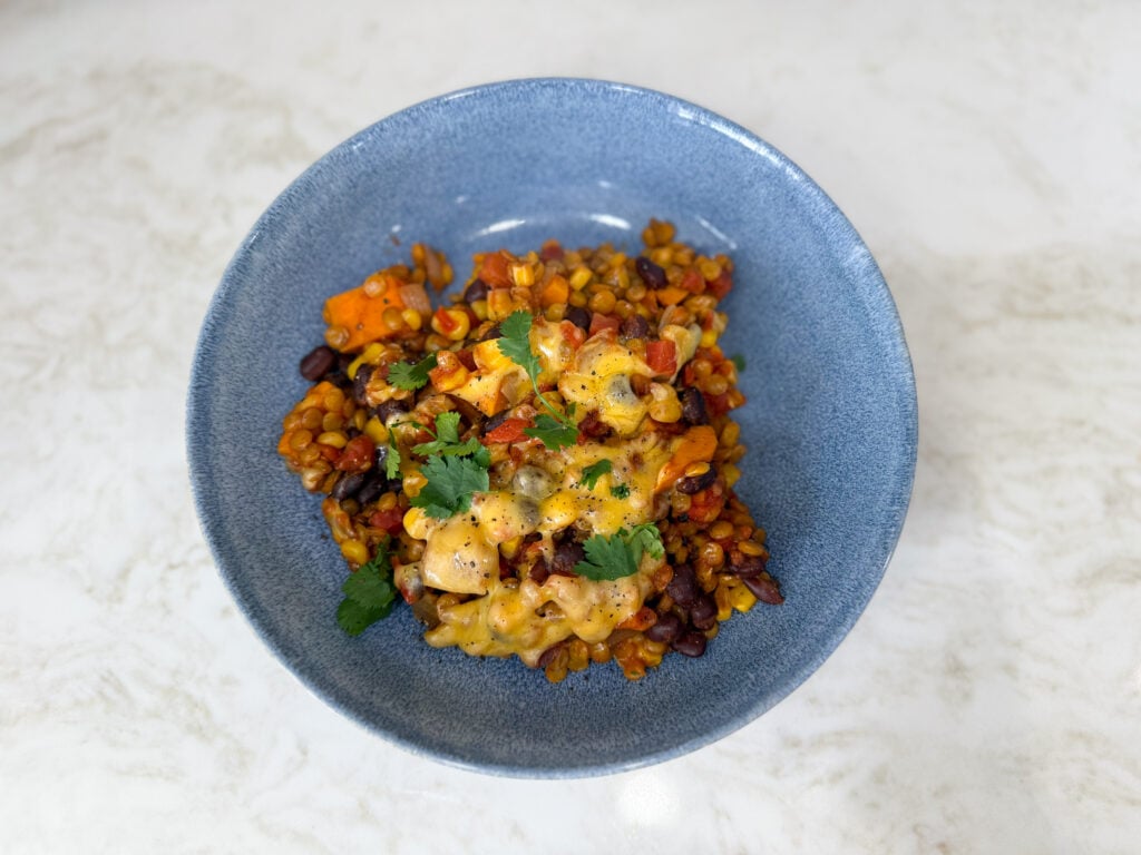 lentil mexican skillet