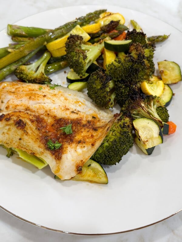 easy sheet pan tilapia