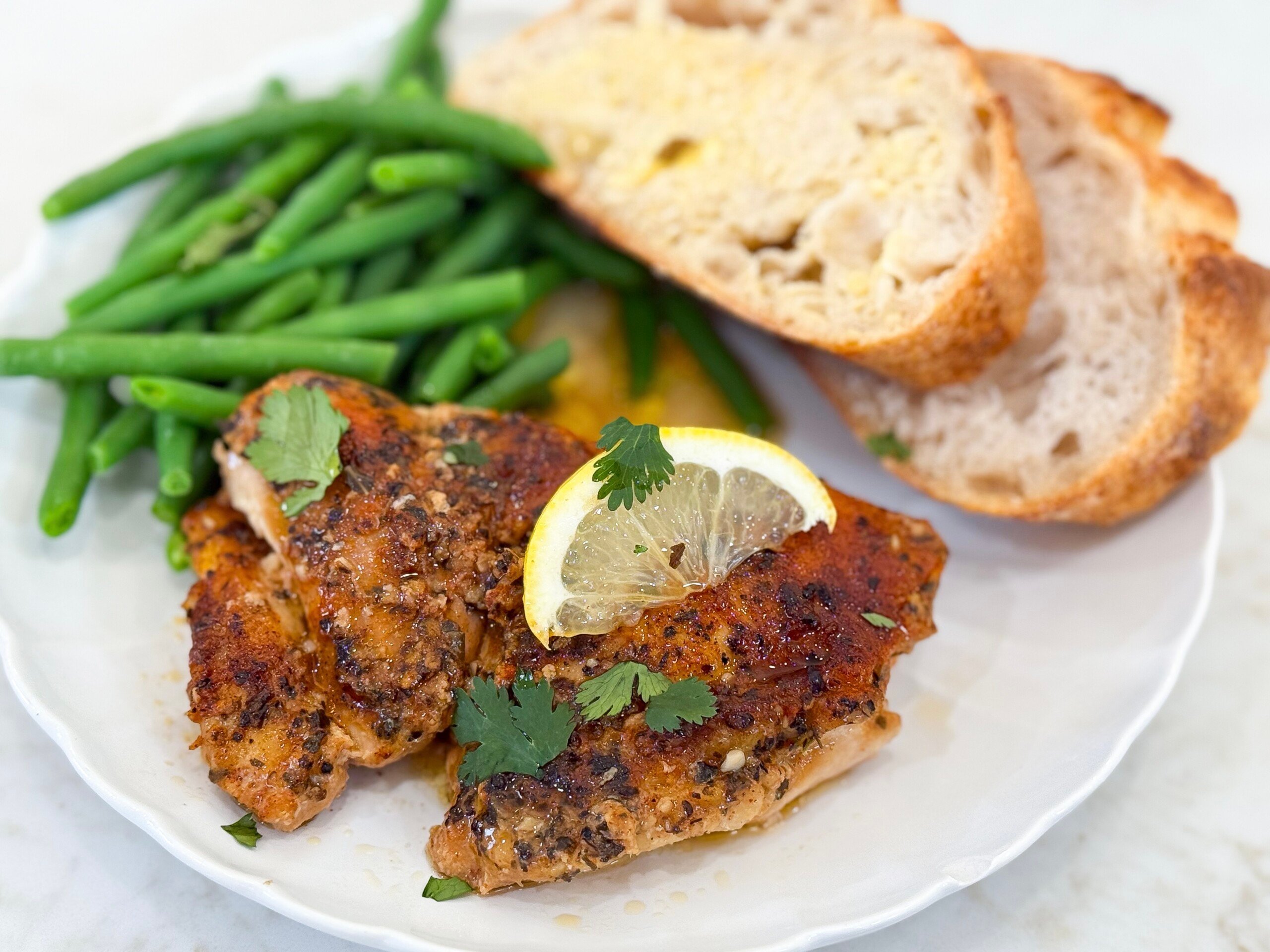 easy slow cooker chicken thighs