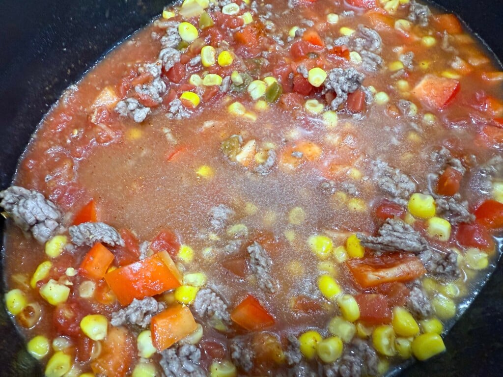ground beef taco pasta