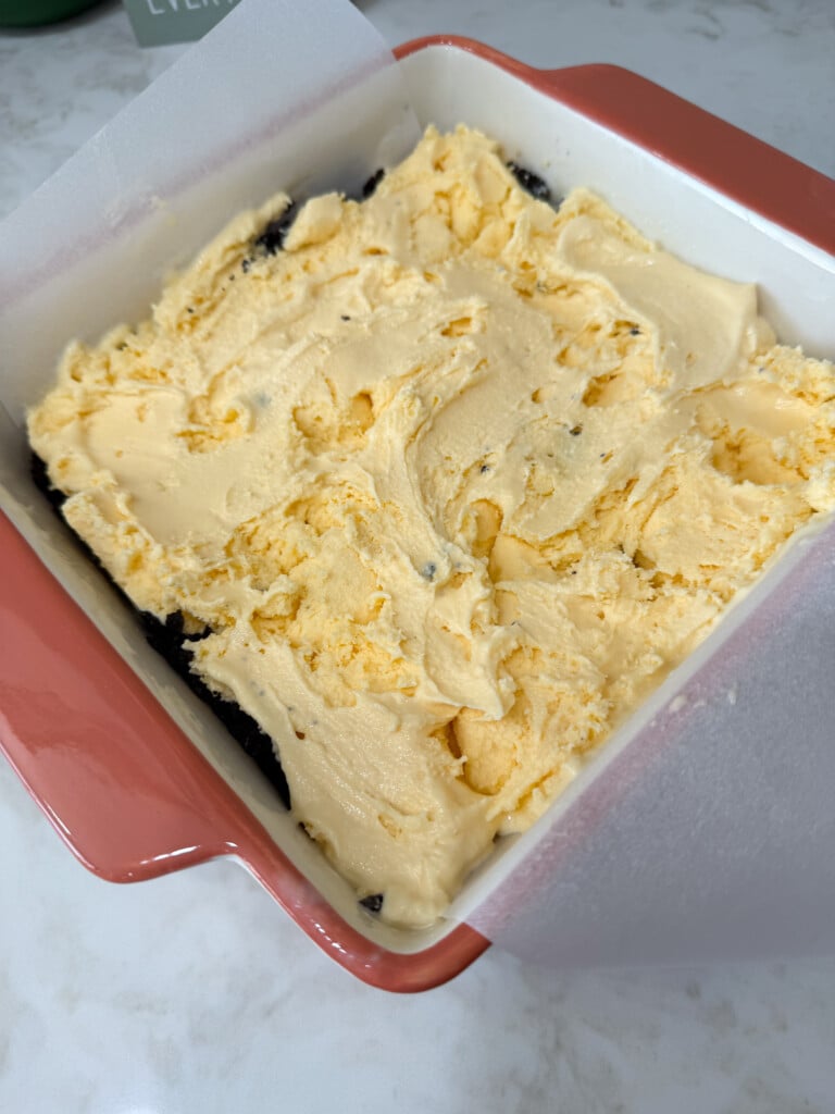 creamy ice cream cake