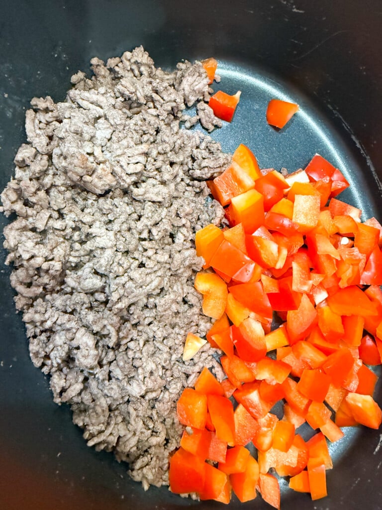 prepare taco meat mixture