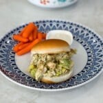 easy avocado ranch chicken sandwich