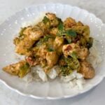 easy chicken, broccoli and tomato dinner