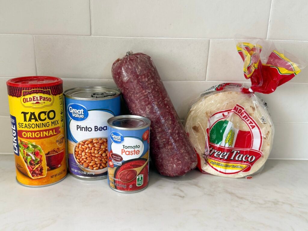 ground beef taco ingredients