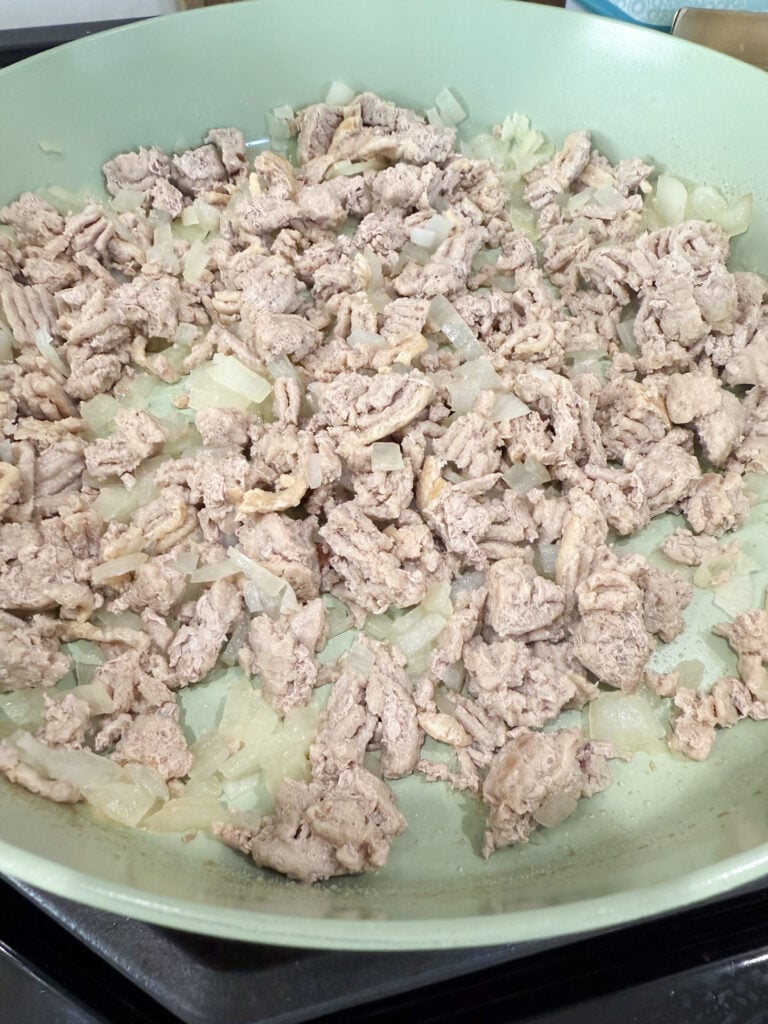 brown turkey for zucchini boats