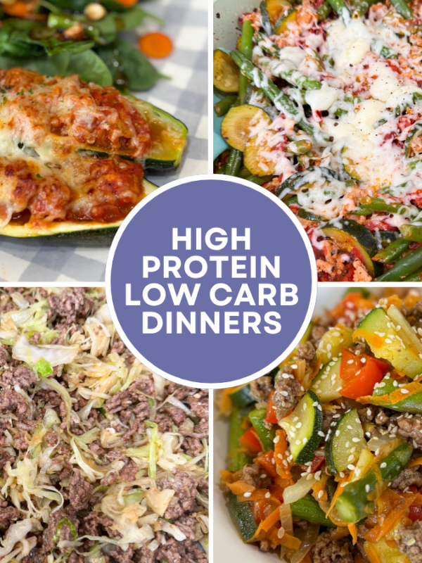 easy high protein meals with low carbs