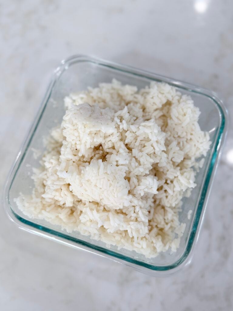 cold leftover rice