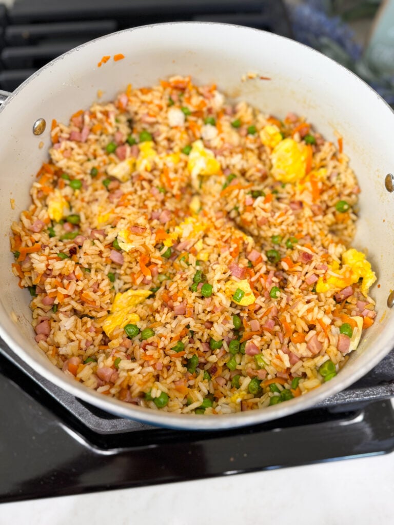 fry rice with veggies