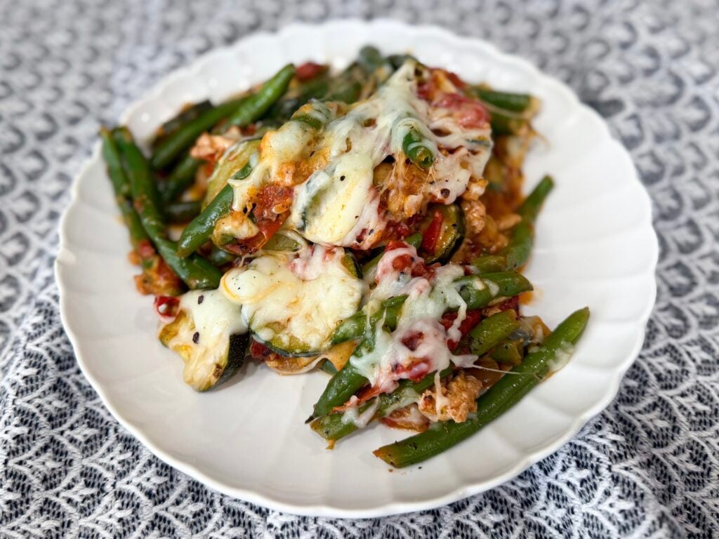 easy zucchini turkey boats