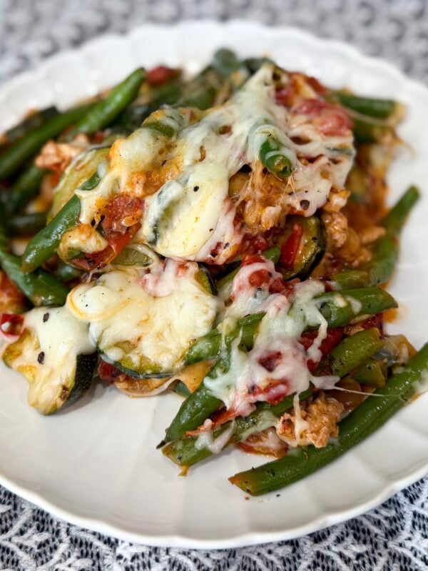 easy zucchini turkey boats