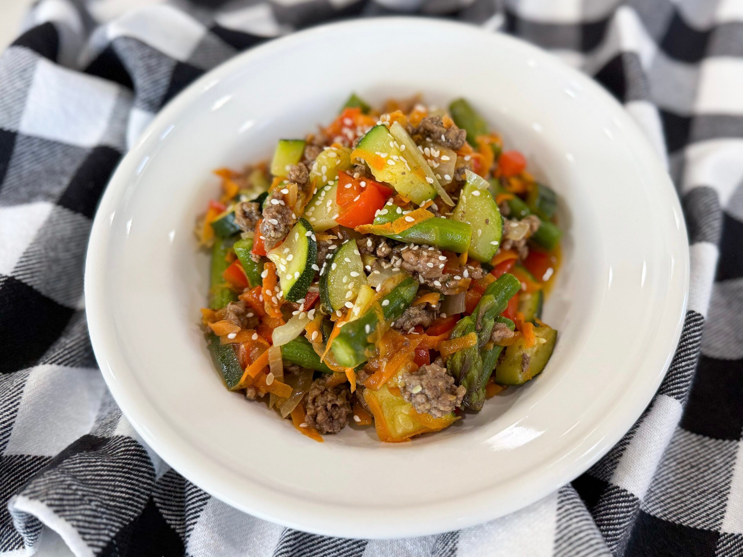 Easy Ground Beef Stir Fry - Julia Pacheco