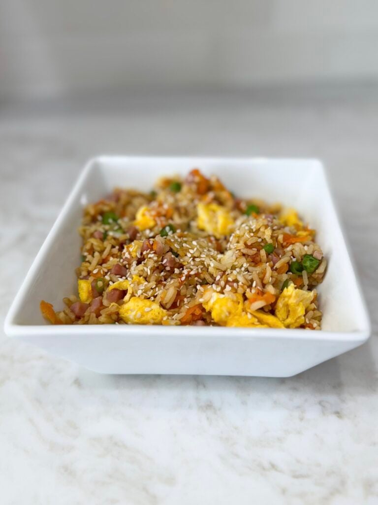 flavorful ham fried rice