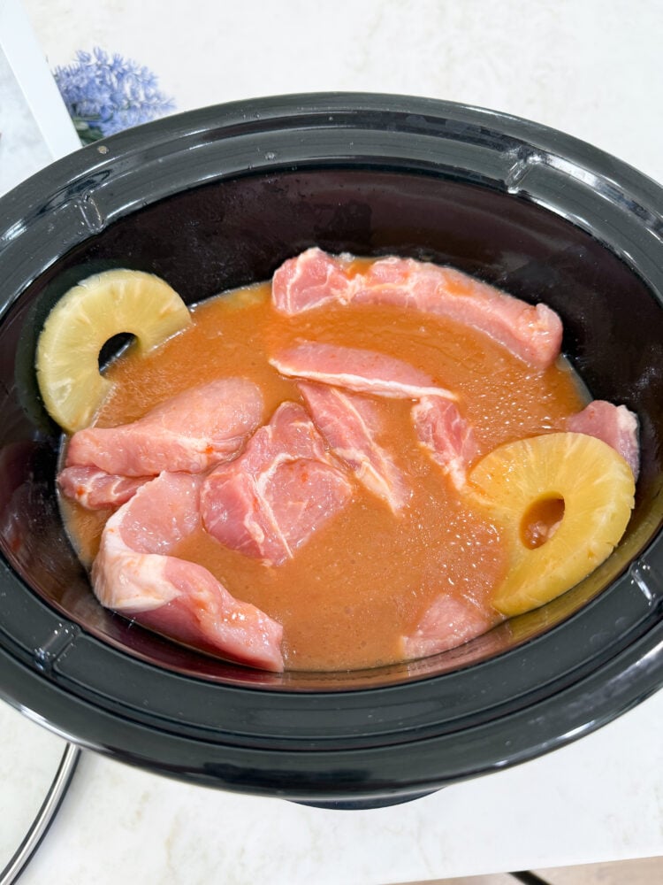 Slow Cooker Hawaiian Pork Chops - Julia Pacheco