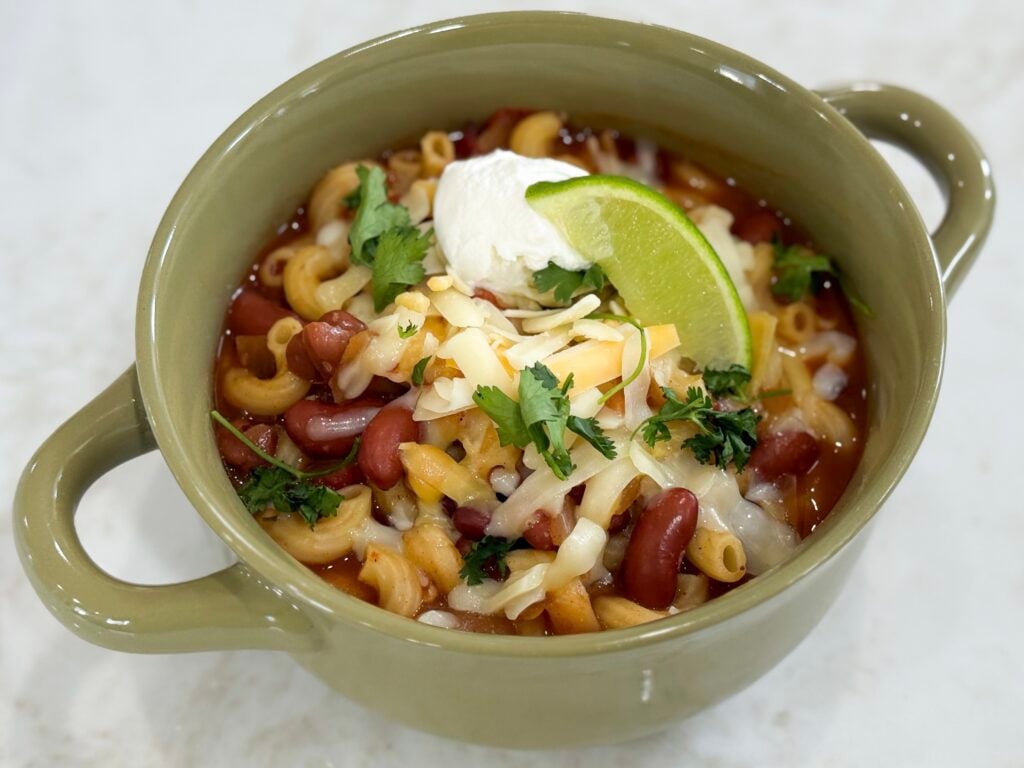 The Best Meatless Chili Mac