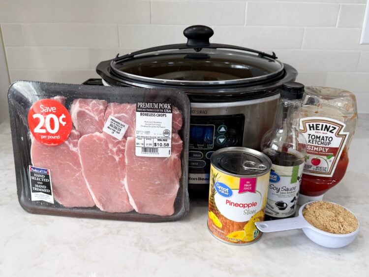 Slow Cooker Hawaiian Pork Chops - Julia Pacheco