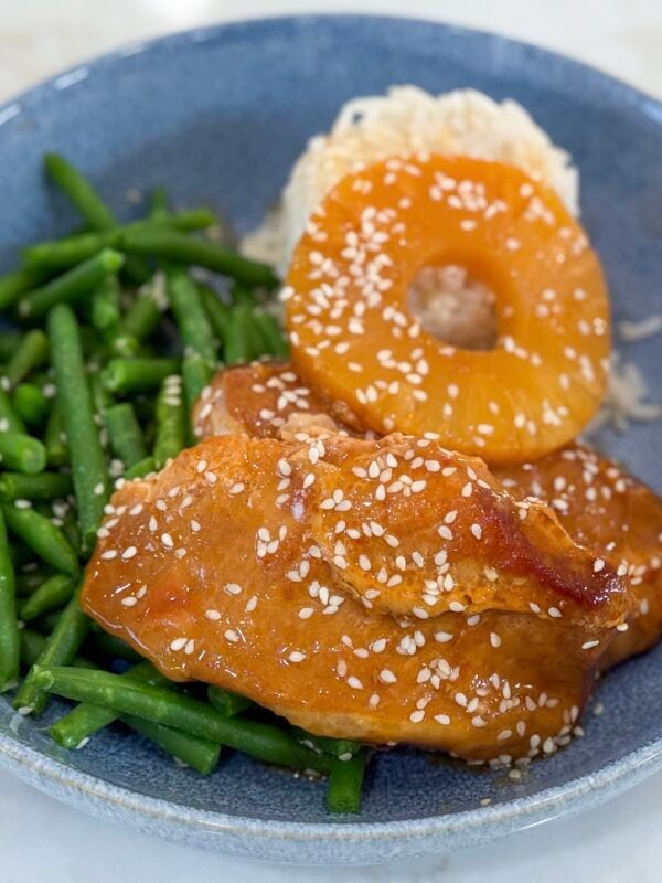 The Best Slow Cooker Hawaiian Pork Chops