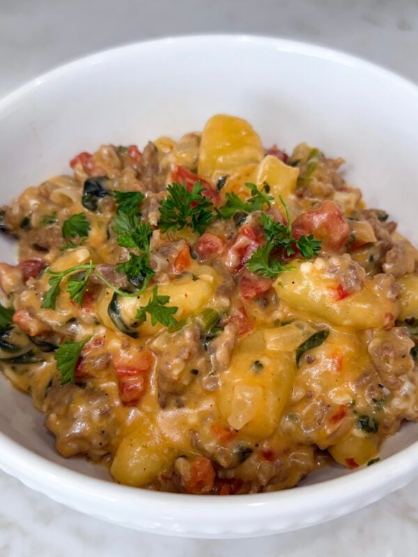 The best Sausage and Tomato Gnocchi