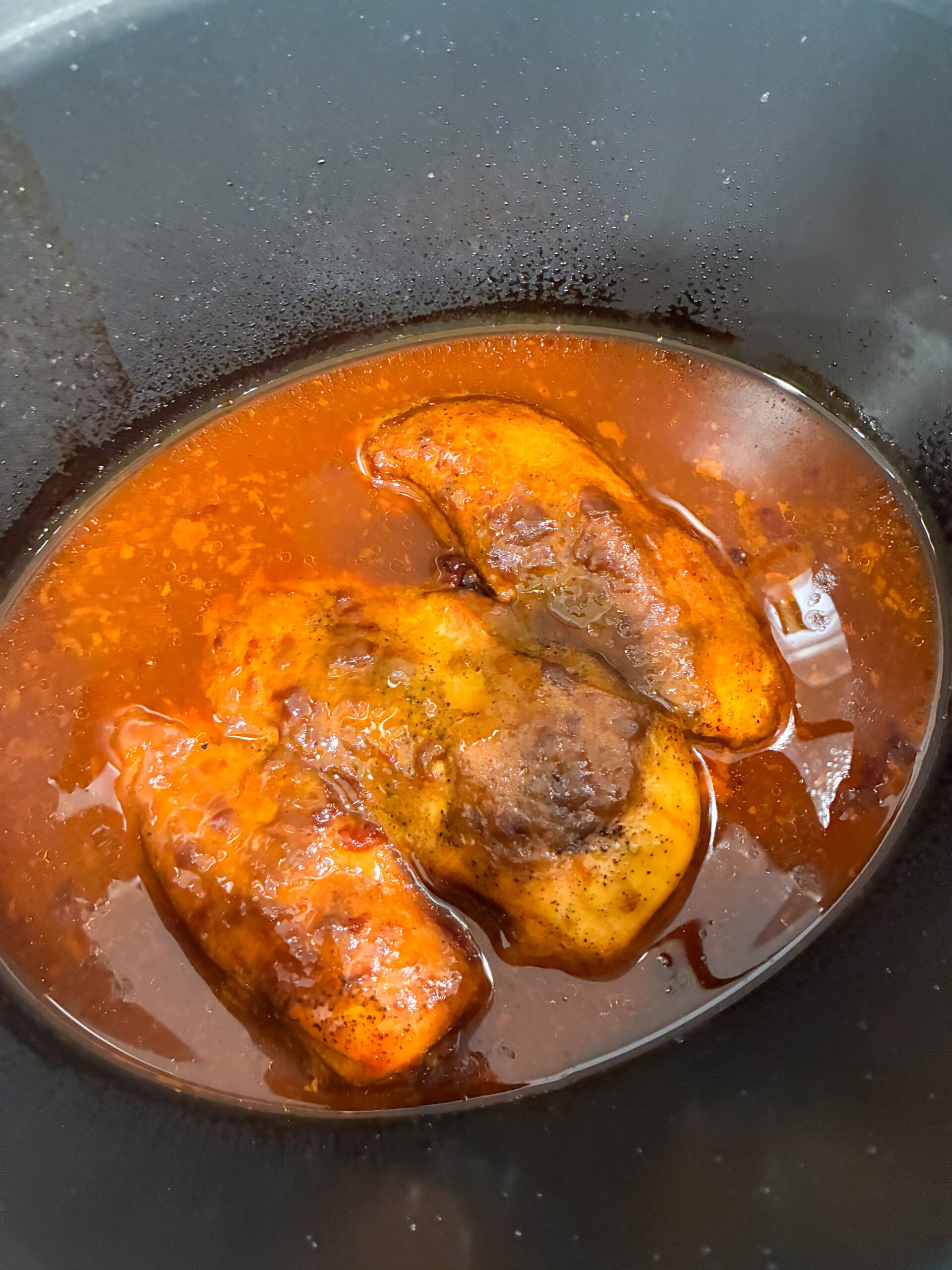 cranberry sauce mixed in a bowl